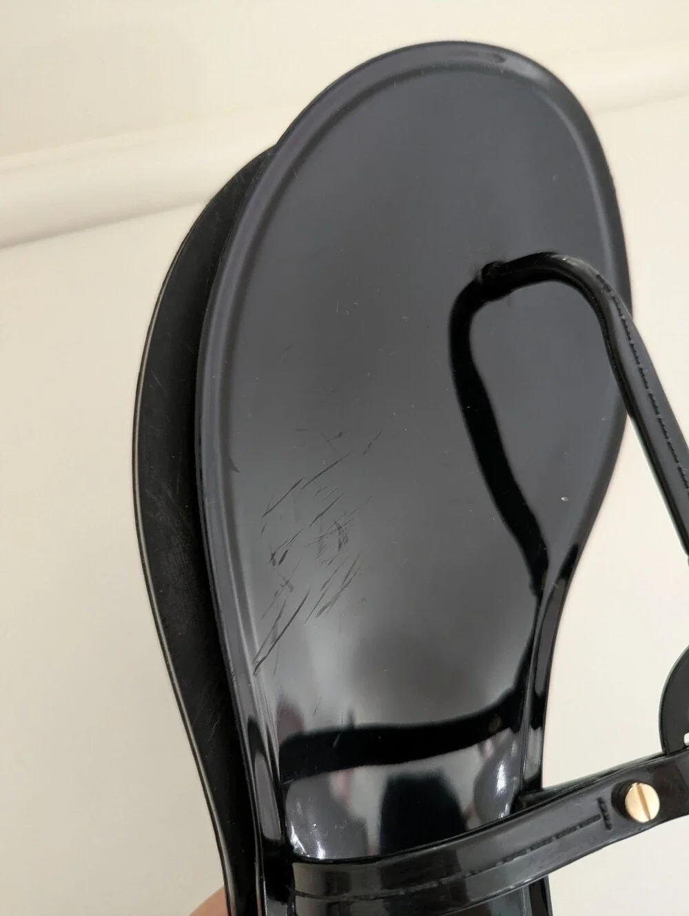 GUC! Tory Burch Mini Miller Sandal In Black Size 7
